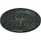 Ekena Millwork Palmetto Ceiling Medallion, Hand-Painted Painted Turtle Crackle, 11 1/2"OD x 1"P CM11PAPTC - alternate 5